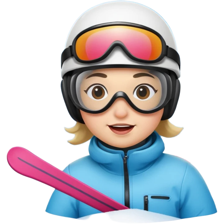 skiing  emoji
