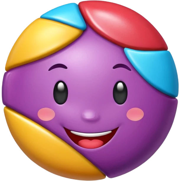 bonbon candy with face emoji