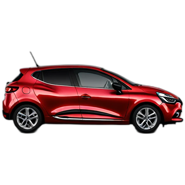 Renault clio rouge side emoji
