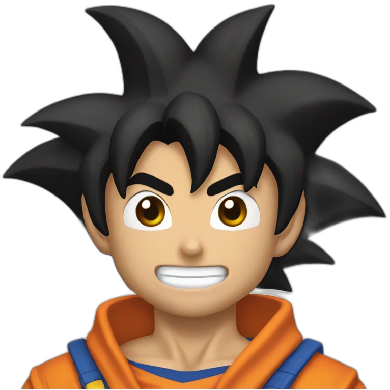 does goku clean nuts? emoji