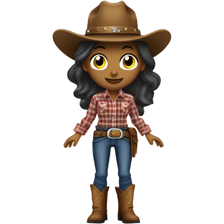 Cowgirl girl emoji