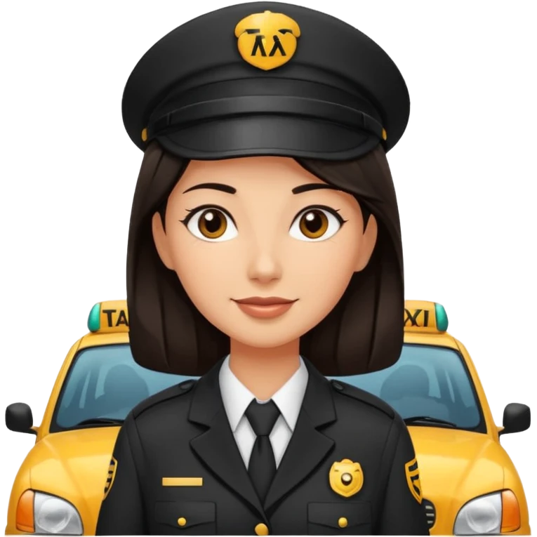  taxi driver woman emoji