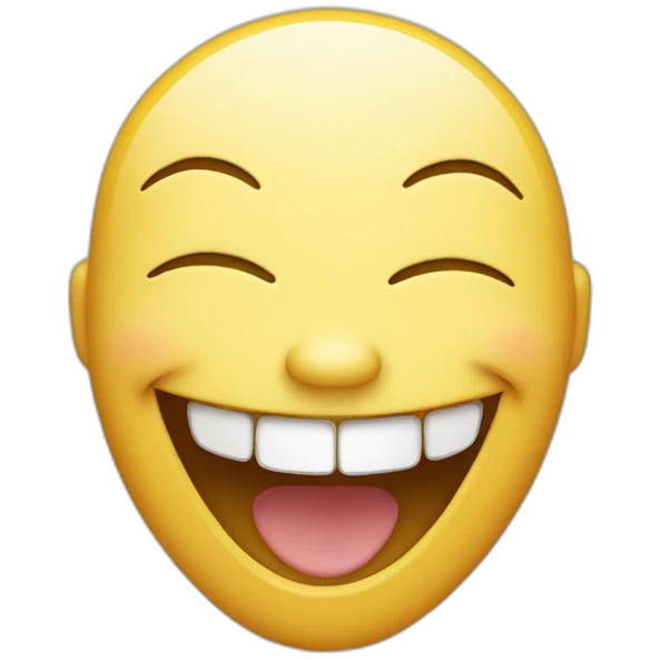 laughing happy face emoji