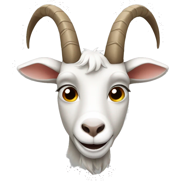 Goat face emoji