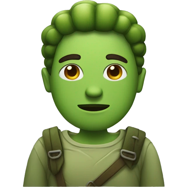 man with pickle costume  emoji
