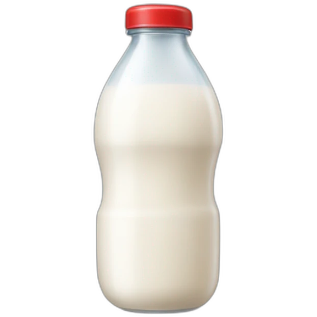 realistic yakult bottle emoji