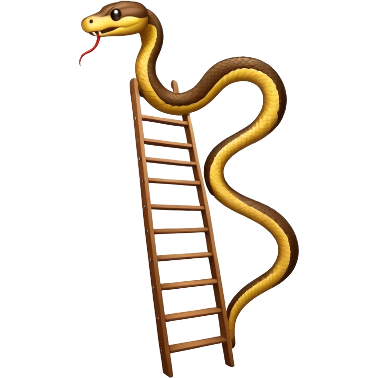 snake on a ladder emoji