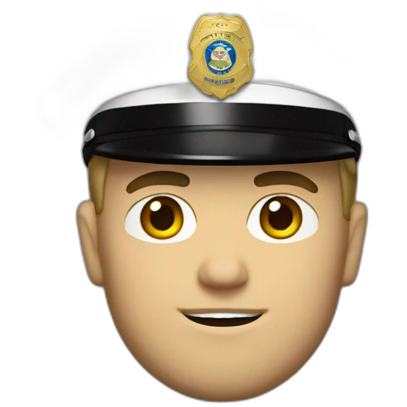 Washington state trooper white man emoji