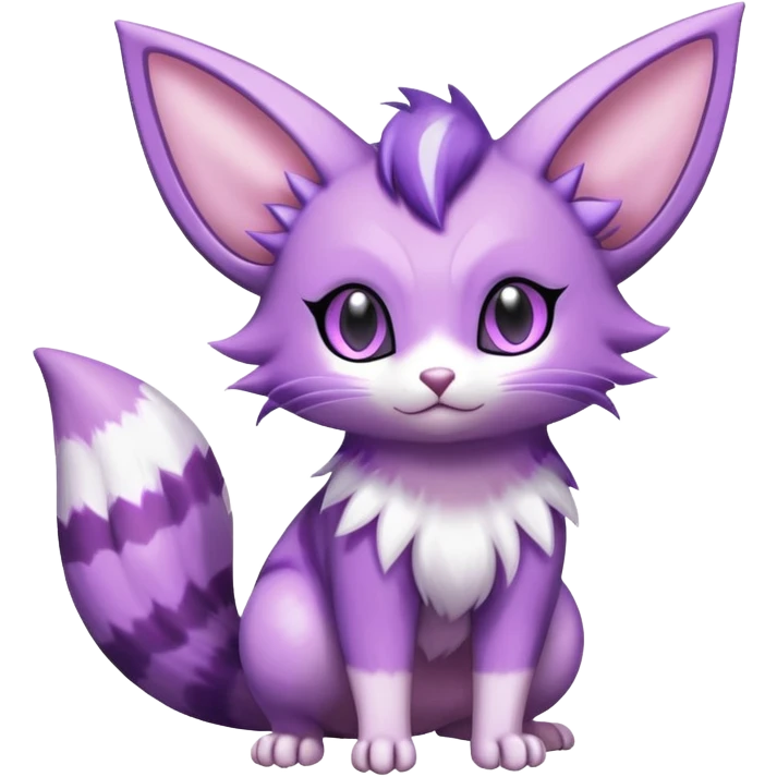 Shiny Furret-Purrloin-Espeon-Hybrid (Full body) emoji