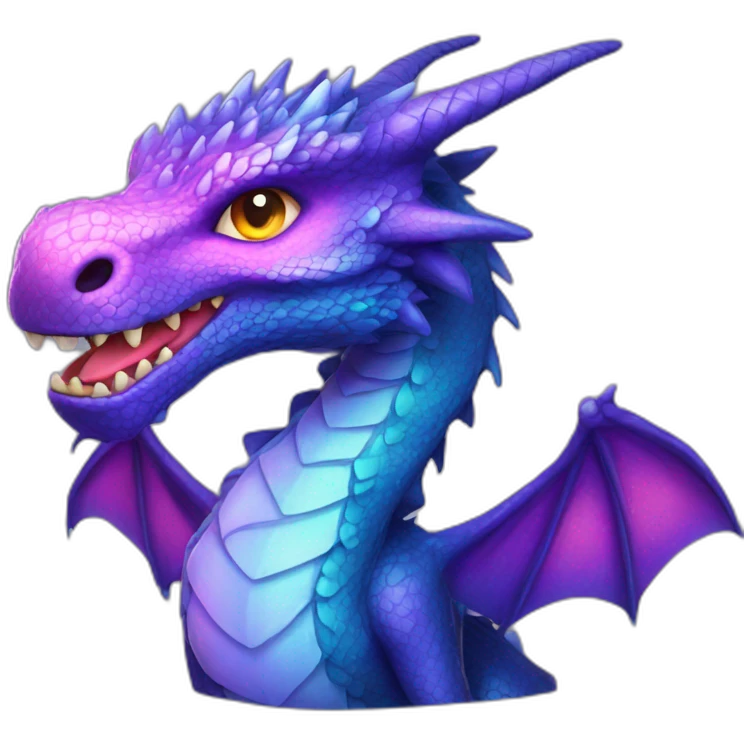 Galaxy dragon emoji