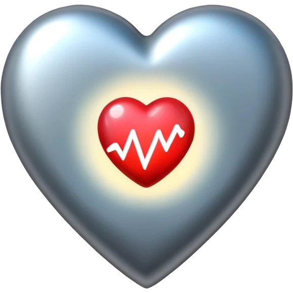 Corazón que se va cargando por porcentaje  emoji