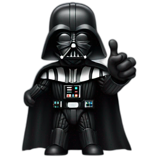 darth vader thump up emoji
