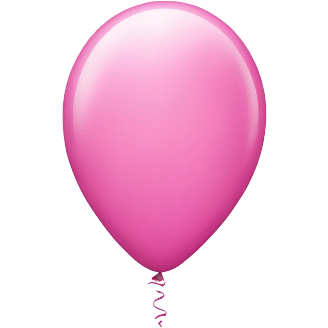 Pink balloon emoji