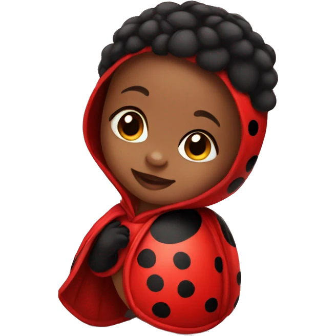 baby in a ladybug costume emoji