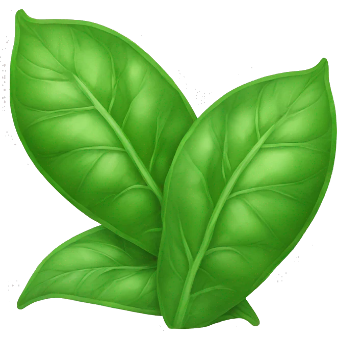 basil leaves emoji