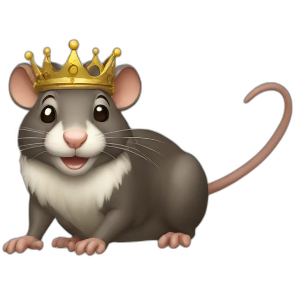 The king of rats emoji