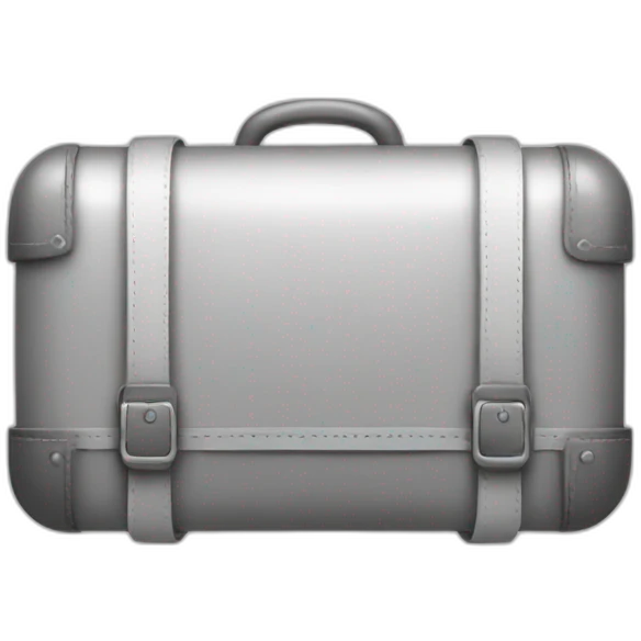 travel suitcase planet icon colorless emoji