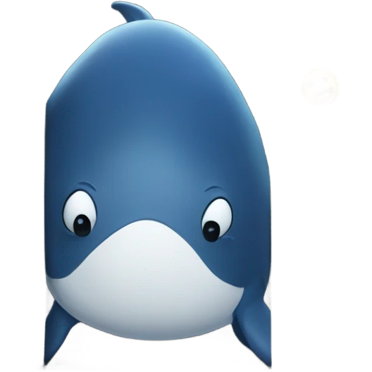 Whale in an elevator emoji