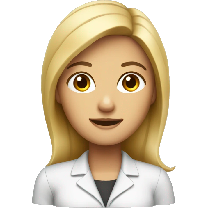 trusting female phone representative emoji