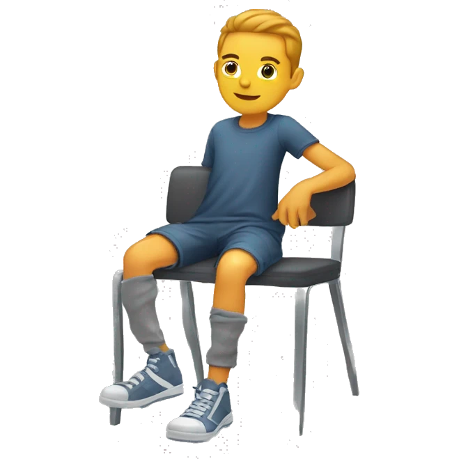 Hyperextended knees emoji