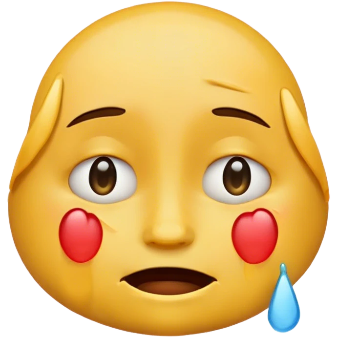 make an emoji with smiling and crying at the same time emoji