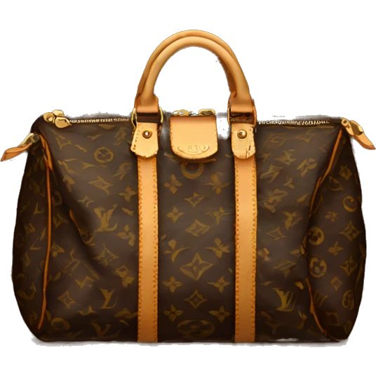 Brown Louis Vuitton purse  emoji
