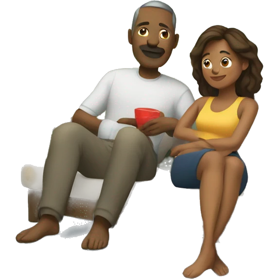parents relaxing emoji