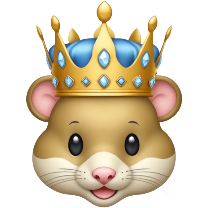souris avec couronne emoji