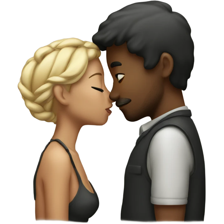 Making out sfw emoji