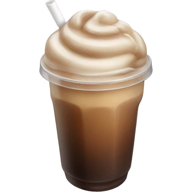 Iced coffee emoji