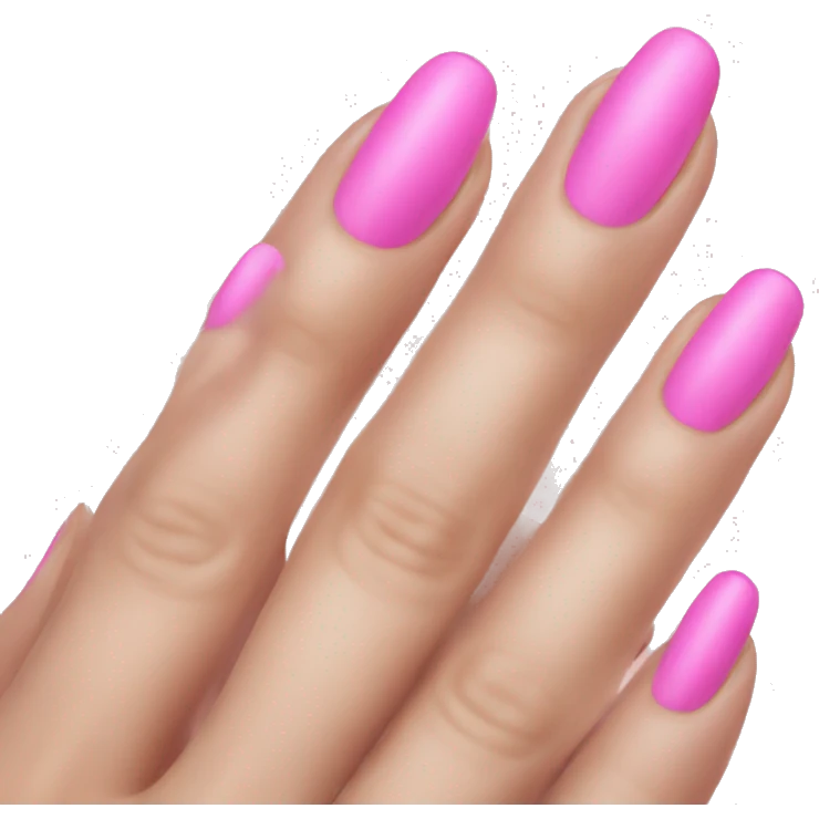 pink nails emoji