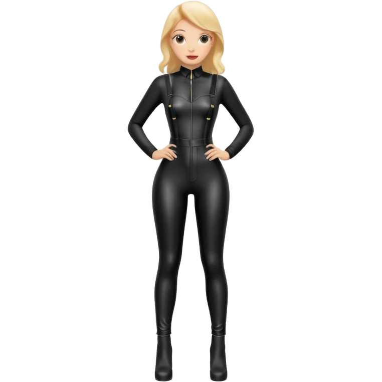 Highwaisted Latex Overalls emoji