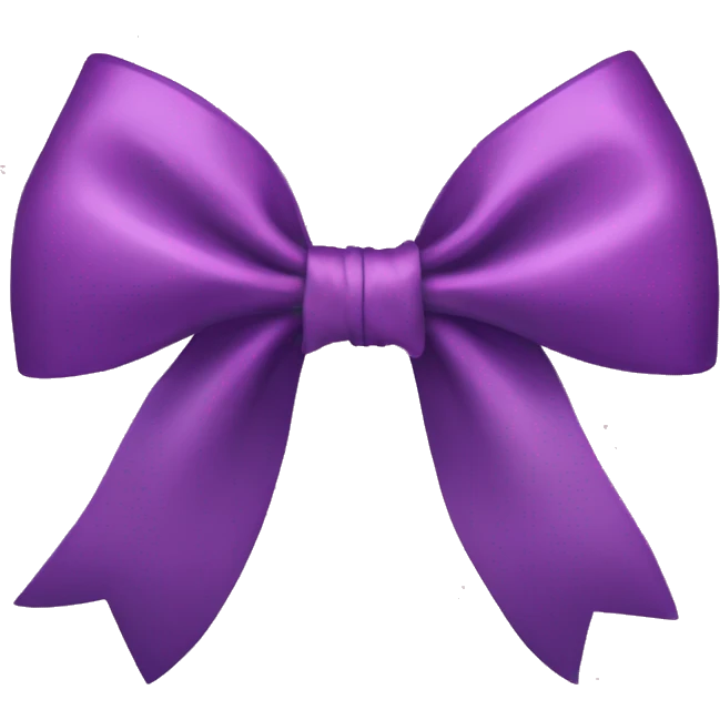 Coquette bow emoji