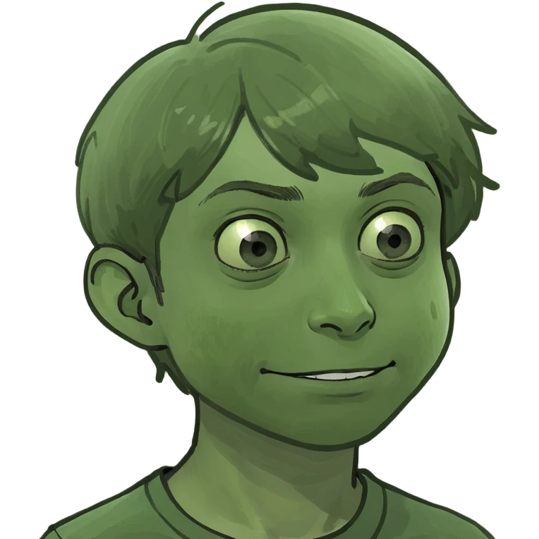 realistic meme of boy emoji