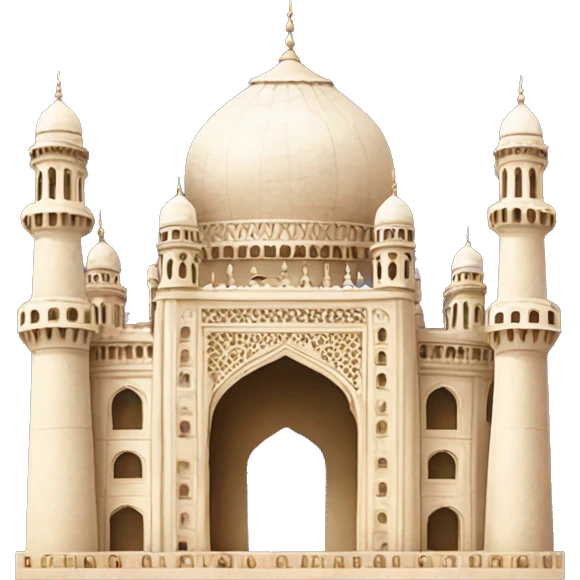 Charminar in indian glag emoji