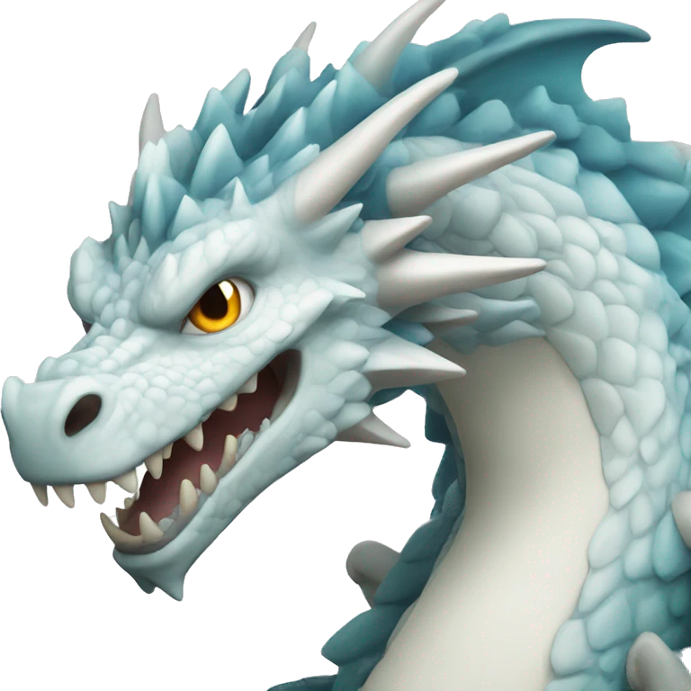 Dragón blanco  emoji