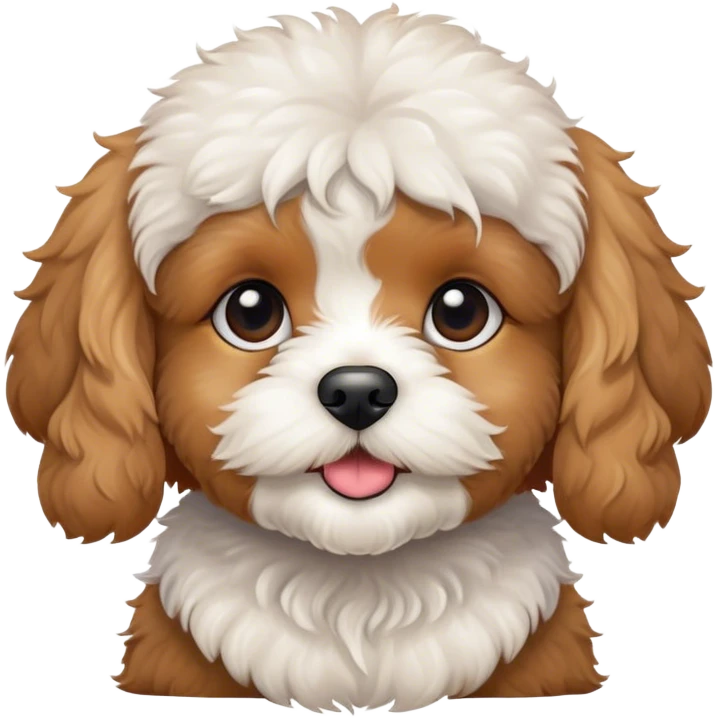Cavapoo pup emoji