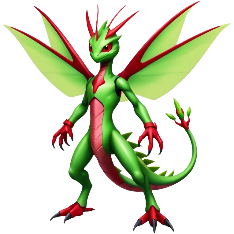 Cool Edgy Shiny Futuristic Ethereal Legendary Scizor-Digimon-Schyther-Flygon-hybrid full body emoji