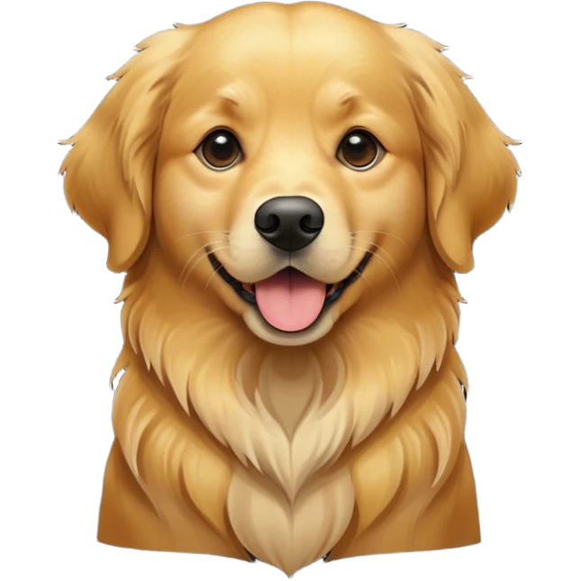Golden retriever  emoji