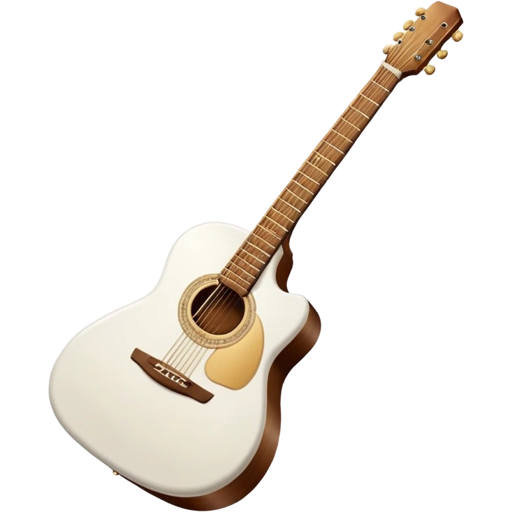 white guitar emoji