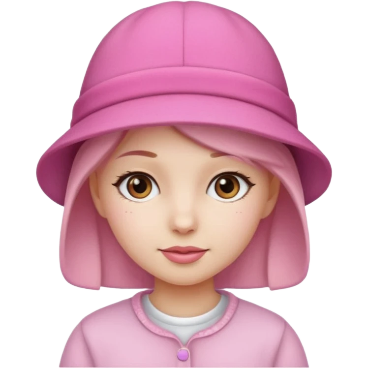 pink hat girl emoji