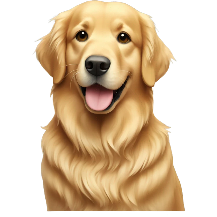 Golden retriever merry Christmas  emoji
