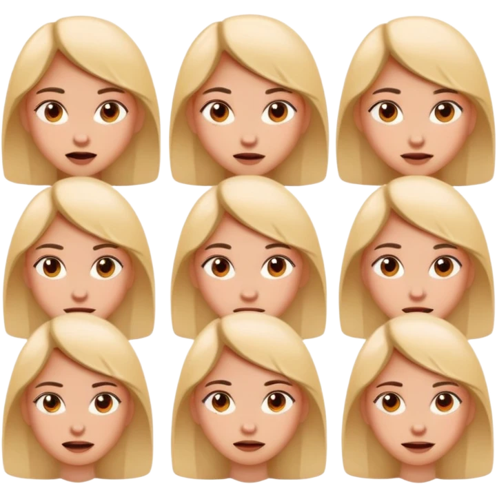 girl emotions emoji