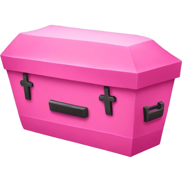 Pink coffinw emoji
