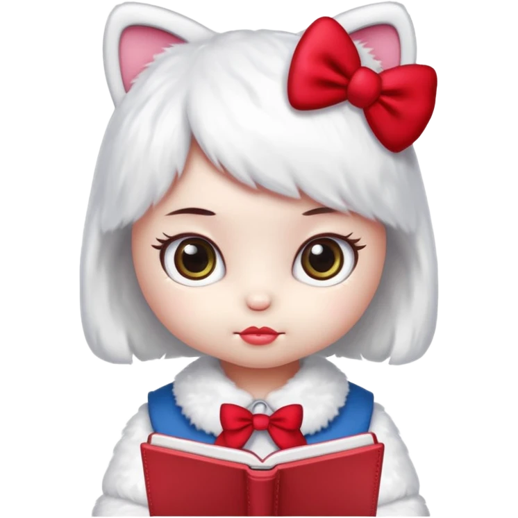 هيلو كيتي تدرس emoji