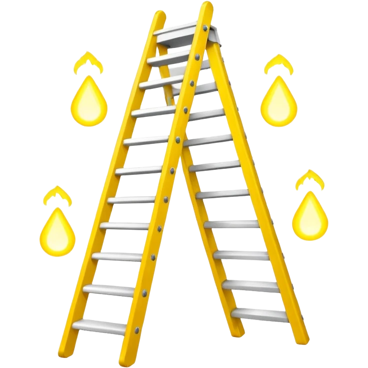 Prompt 1: "You’ve climbed the corporate ladder…"
Graphic: 🪜 Ladder icon (white) glowing upward steps in yellow.
Animation: Ladder rungs light up one by one.
Background: Transparent.
 emoji
