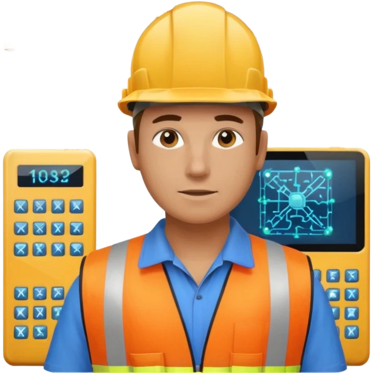 Строитель активно пользующийся нейросетями emoji