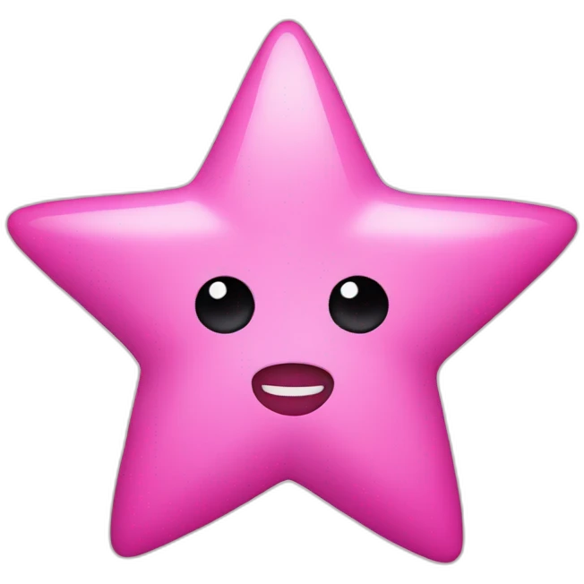 pink star emoji