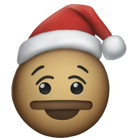 christmas pillow emoji