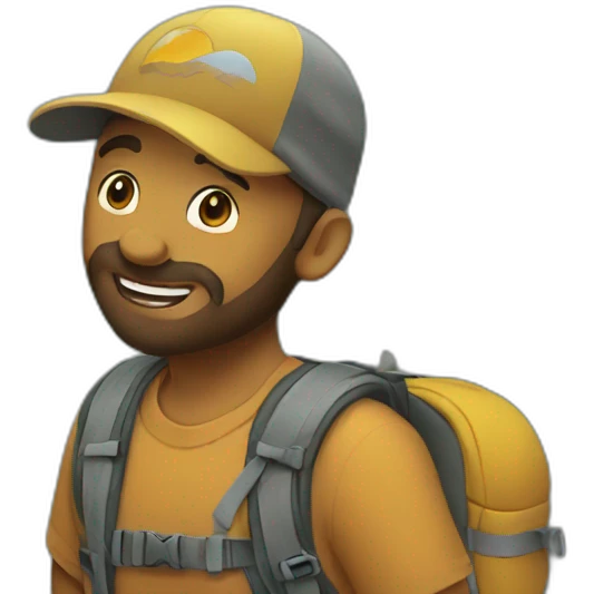 Hike emoji
